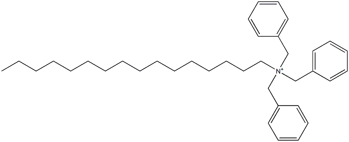 Hexadecyltribenzylaminium 结构式