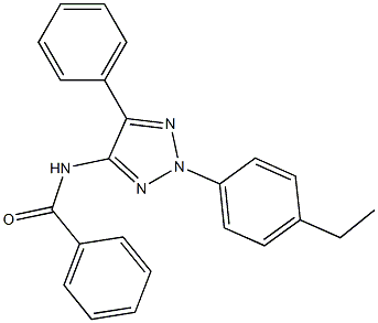 N-[2-(4-Ethylphenyl)-5-phenyl-2H-1,2,3-triazol-4-yl]benzamide 结构式