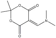 2,2-Dimethyl-5-(dimethylaminomethylene)-1,3-dioxane-4,6-dione 结构式