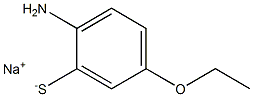 Sodium 2-amino-5-ethoxybenzenethiolate 结构式