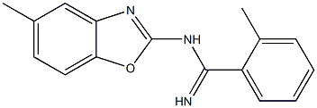 N1-(5-Methylbenzoxazol-2-yl)-2-methylbenzamidine 结构式