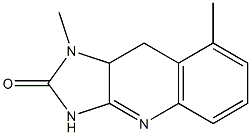 1,8-Dimethyl-9,9a-dihydro-1H-imidazo[4,5-b]quinolin-2(3H)-one 结构式