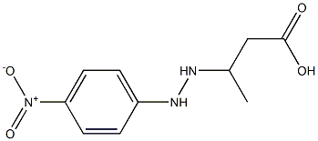 3-[2-(p-Nitrophenyl)hydrazino]butyric acid 结构式