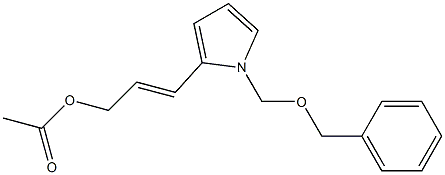 1-(Benzyloxymethyl)-2-(3-acetoxy-1-propenyl)-1H-pyrrole 结构式