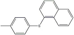 4-Methylphenyl 1-naphtyl sulfide 结构式