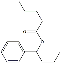 Pentanoic acid 1-phenylbutyl ester 结构式