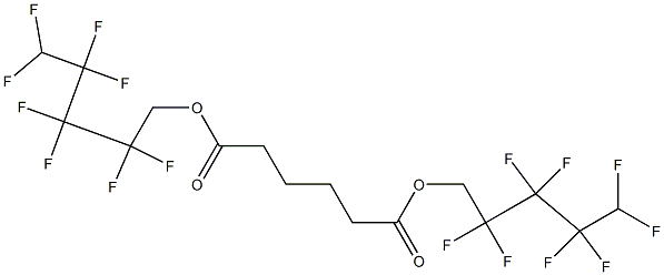 Adipic acid bis(2,2,3,3,4,4,5,5-octafluoropentyl) ester 结构式