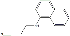 3-(1-Naphtylamino)propanenitrile 结构式