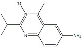 2-Isopropyl-4-methyl-6-aminoquinazoline 3-oxide 结构式