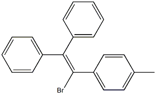 1-p-Tolyl-1-bromo-2,2-diphenylethene 结构式