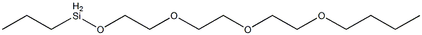 Propyl[2-[2-(2-butoxyethoxy)ethoxy]ethoxy]silane 结构式