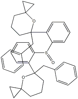 (2-Benzyl-1-oxaspiro[5.2]octan-2-yl)phenyl sulfoxide 结构式