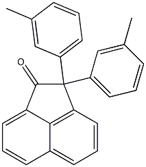 2,2-Di(m-methylphenyl)acenaphthen-1-one 结构式