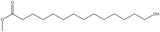 14-Hydroxytetradecanoic acid methyl ester 结构式