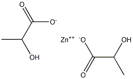 Bis(lactic acid) zinc salt 结构式