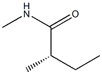 [S,(+)]-N,2-Dimethylbutyramide 结构式