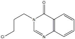 3-(3-Chloropropyl)quinazolin-4(3H)-one 结构式
