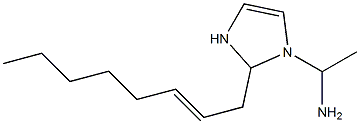 1-(1-Aminoethyl)-2-(2-octenyl)-4-imidazoline 结构式