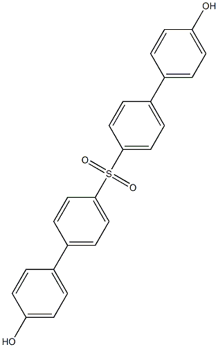 4,4'-Bis(p-hydroxyphenyl)diphenyl sulfone 结构式