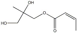 (Z)-2-Butenoic acid 2,3-dihydroxy-2-methylpropyl ester 结构式