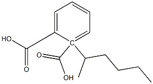 (-)-Phthalic acid hydrogen 1-[(R)-1-methylpentyl] ester 结构式