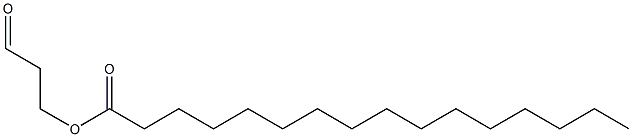 Palmitic acid 3-oxopropyl ester 结构式