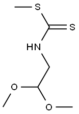 N-(2,2-Dimethoxyethyl)dithiocarbamic acid methyl ester 结构式