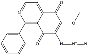 7-Azido-6-methoxy-1-phenylisoquinoline-5,8-dione 结构式