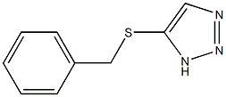 4-Benzylthio-3H-1,2,3-triazole 结构式