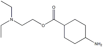 4-Amino-1-cyclohexanecarboxylic acid 2-(diethylamino)ethyl ester 结构式