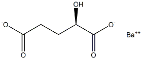 [R,(+)]-2-Hydroxyglutaric acid barium salt 结构式