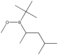 (1,3-Dimethylbutyl)tert-butyl(methoxy)borane 结构式