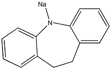 10,11-Dihydro-5-sodio-5H-dibenz[b,f]azepine 结构式