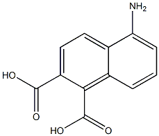 5-Amino-1,2-naphthalenedicarboxylic acid 结构式