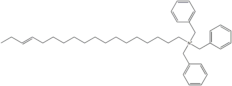 (15-Octadecenyl)tribenzylaminium 结构式