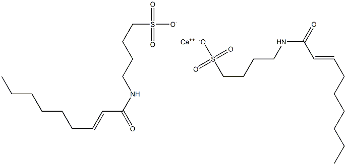 Bis[4-(2-nonenoylamino)-1-butanesulfonic acid]calcium salt 结构式