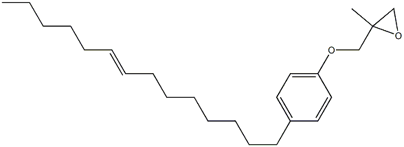 4-(8-Tetradecenyl)phenyl 2-methylglycidyl ether 结构式