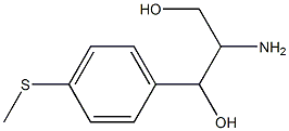 2-Amino-1-[p-(methylthio)phenyl]-1,3-propanediol 结构式