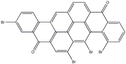 4,5,6,10-Tetrabromo-8,16-pyranthrenedione 结构式