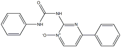 4-Phenyl-2-(3-phenylureido)pyrimidine 1-oxide 结构式