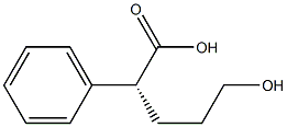 [R,(-)]-5-Hydroxy-2-phenylvaleric acid 结构式