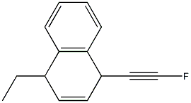 1-(Fluoroethynyl)-4-ethyl-1,4-dihydronaphthalene 结构式