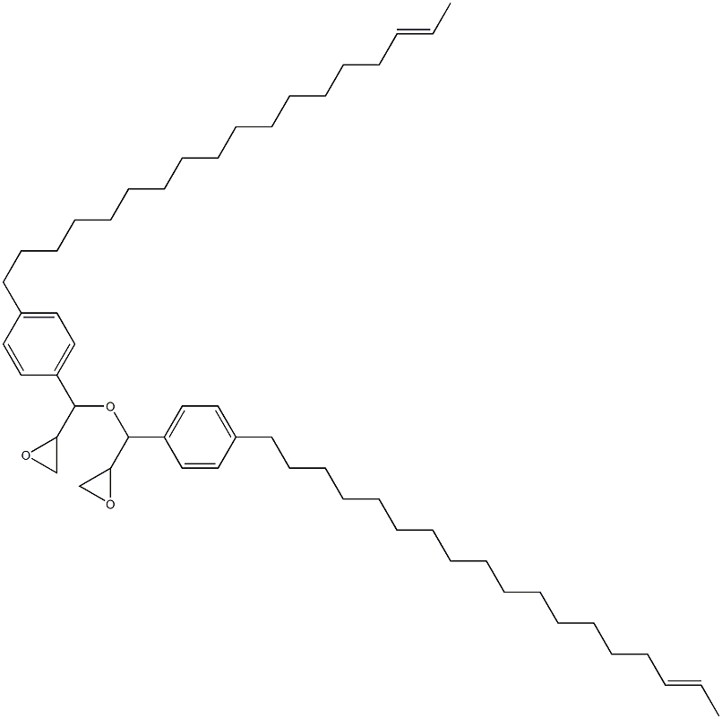 4-(16-Octadecenyl)phenylglycidyl ether 结构式