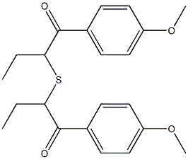 Ethyl[2-(4-methoxyphenyl)-2-oxoethyl] sulfide 结构式