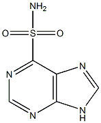 9H-Purine-6-sulfonamide 结构式