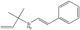 (E)-4,4-Dimethyl-1-phenyl-3-sila-1,5-hexadiene 结构式