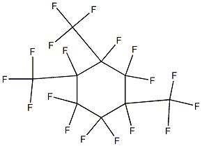 1,2,3,3,4,5,5,6,6-Nonafluoro-1,2,4-tris(trifluoromethyl)cyclohexane 结构式