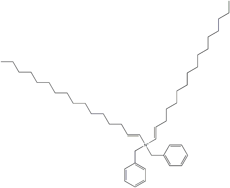 Di(1-hexadecenyl)dibenzylaminium 结构式