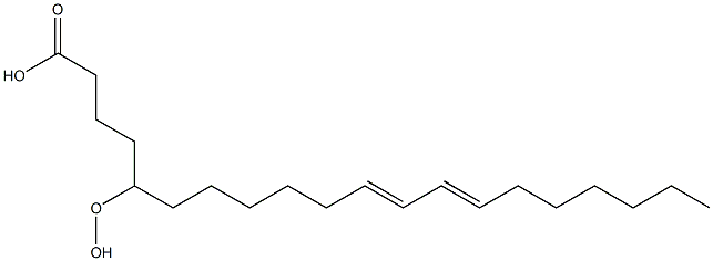 5-Hydroperoxy-11,13-icosadienoic acid 结构式