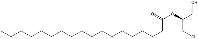 [S,(-)]-3-Chloro-1,2-propanediol 2-stearate 结构式